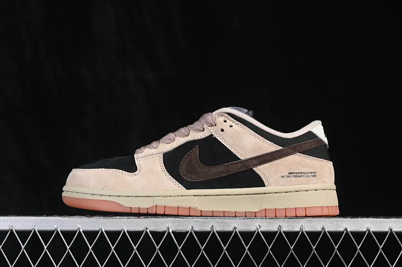 All Categories Nk SB Dunk Series Nk SB Dunk Low Low-top sneakers Nike SB Dunk Low Khaki black and gray hook Low-top casual sneakers HJ0367-200